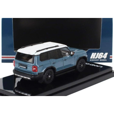 IGNITION MODEL TOYOTA LAND CRUISER 250 ZX FIRST EDITION 2024 - BLUE WHITE 1/64
