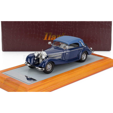 ILARIO MODEL MERCEDES BENZ 540K sn154081 SINDELFINGEN CABRIOLET A CLOSED 1936 - 2 TONE BLUE 1/43