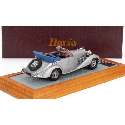 ILARIO MODEL MERCEDES BENZ 540K sn154157 SINDELFINGEN CABRIOLET A OPEN 1937 - SILVER BLUE 1/43