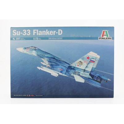 ITALERI SUKHOI SU-33 FLANKER D AIRPLANE MILITARY 1979 1/72