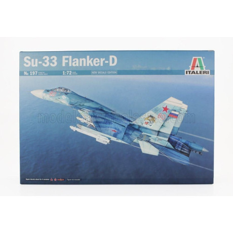 ITALERI SUKHOI SU-33 FLANKER D AIRPLANE MILITARY 1979 1/72