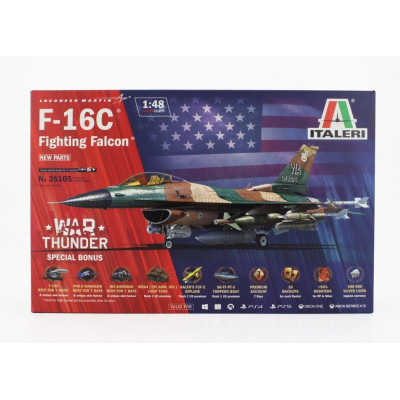ITALERI LOCKHEED MARTIN F-16C FIGHTING FALCON MILITARY AIRPLANE 1978 1/48