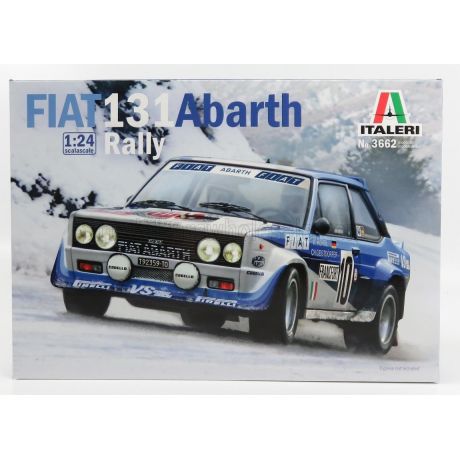 ITALERI FIAT 131 ABARTH TEAM FIAT ITALIA N 10 WINNER RALLY MONTECARLO 1980 W.ROHRL - C.GEISTDORFER 1/24