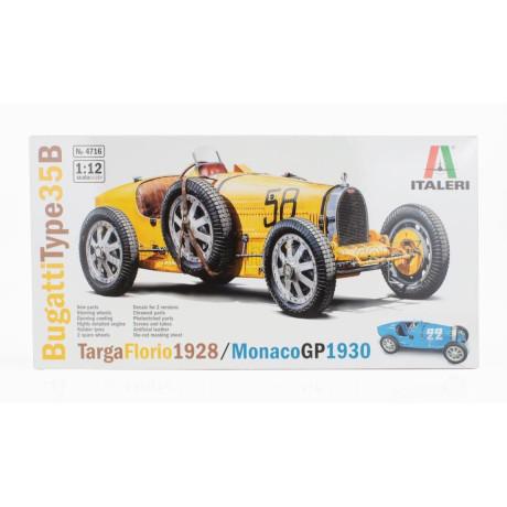 ITALERI BUGATTI F1  TYPE 35B TARGA FLORIO 1929 - MONACO GP 1930 1/12