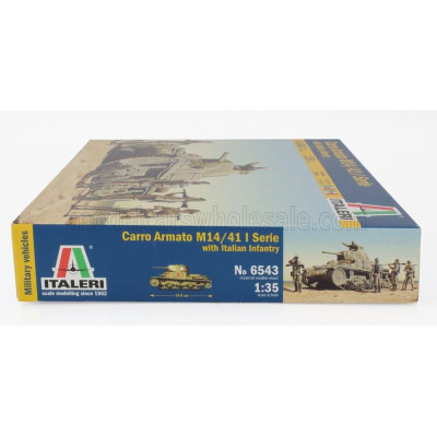 ITALERI TANK M14/41 I SERIES WITH ITALIAN INFANTRY MILITARY 1945 1/35