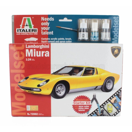ITALERI LAMBORGHINI MIURA 1971 - STARTER KIT 1/24