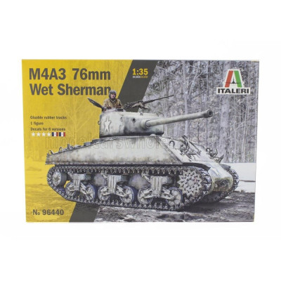ITALERI TANK M4A3 WET SHERMAN MILTARY 1945 1/35