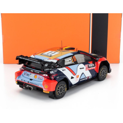 IXO MODELS HYUNDAI i20N RALLY1 TEAM HYUNDAI SHELL MOBIS WRT N 11 5th RALLY SAFARI KENYA 2024 THIERRY NEUVILLE - MARTIJN WYDAEGHE