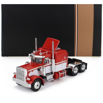 IXO MODELS PETERBILT 359 TRACTOR TRUCK 3-ASSI 1973 - RED WHITE 1/64