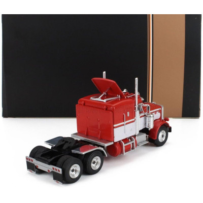 IXO MODELS PETERBILT 359 TRACTOR TRUCK 3-ASSI 1973 - RED WHITE 1/64
