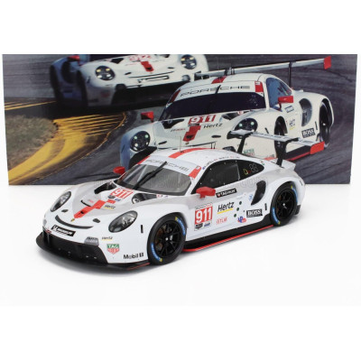 IXO MODELS PORSCHE 911 991-2 RSR TEAM PORSCHE GT N 911 2nd GTLM CLASS 24h DAYTONA 2020 EARL BAMBER - MATHIEU JAMINET - LAURENS V