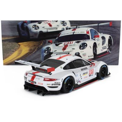 IXO MODELS PORSCHE 911 991-2 RSR TEAM PORSCHE GT N 911 2nd GTLM CLASS 24h DAYTONA 2020 EARL BAMBER - MATHIEU JAMINET - LAURENS V