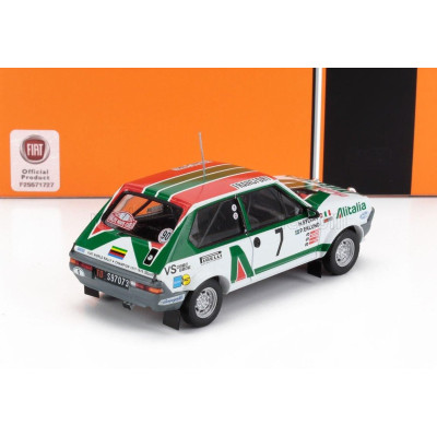 IXO MODELS FIAT RITMO 75 ABARTH ALITALIA (night version) N 7 RALLY MONTECARLO 1979 PER EKLUND - HANS SYLVAN - WHITE GREEN RED 1/