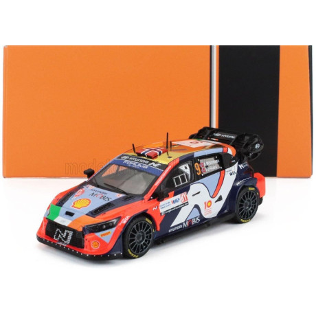 IXO MODELS HYUNDAI i20 N RALLY1 TEAM SHELL MOBIS WRT N 9 6th RALLY CROATIA 2024 ANDREAS MIKKELSEN - TORSTEIN ERIKSEN - VARIOUS 1