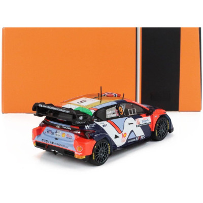 IXO MODELS HYUNDAI i20 N RALLY1 TEAM SHELL MOBIS WRT N 9 6th RALLY CROATIA 2024 ANDREAS MIKKELSEN - TORSTEIN ERIKSEN - VARIOUS 1