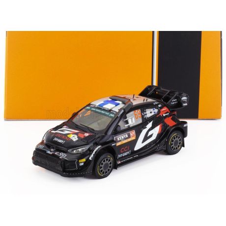 IXO MODELS TOYOTA YARIS GR RALLY1 TEAM TOYOTA GAZOO RACING WRT N 69 (with snorkel) WINNER RALLY SAFARI KENYA 2024 KALLE ROVANPER