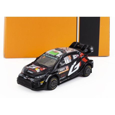IXO MODELS TOYOTA YARIS GR RALLY1 TEAM TOYOTA GAZOO RACING WRT N 33 (with snorkel) 4th RALLY SAFARI KENYA 2024 ELFYN EVANS - SCO