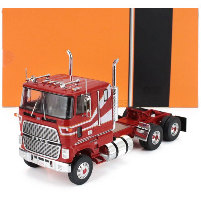 IXO MODELS FORD USA CL 9000 TRACTOR TRUCK 3-ASSI 1976 - RED 1/43