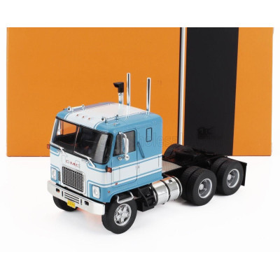 IXO MODELS GMC ASTRO 95 TRACTOR TRUCK 3-ASSI 1970 - BLUE WHITE 1/43