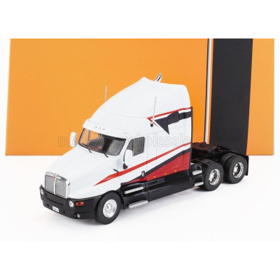 IXO MODELS KENWORTH T2000 TRACTOR TRUCK 3-ASSI 1998 - WHITE RED 1/43