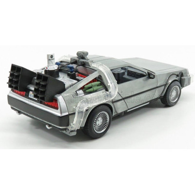 JADA DE LOREAN TIME MACHINE - BACK TO THE FUTURE 2 - RITORNO AL FUTURO 2 - WITH HOOVER MODE AND LIGHTS - SILVER 1/24
