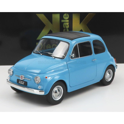 KK SCALE FIAT 500 1968 - LIGHT BLUE 1/12