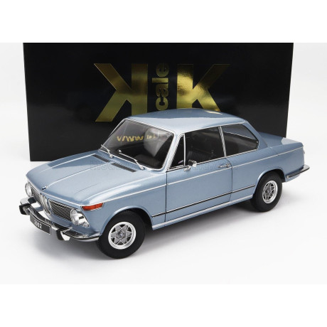 KK SCALE BMW 2002 1-SERIES 1971 - LIGHT BLUE MET 1/12