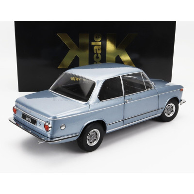 KK SCALE BMW 2002 1-SERIES 1971 - LIGHT BLUE MET 1/12