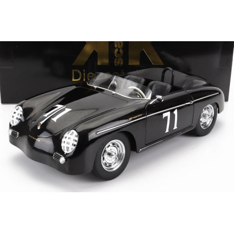 KK SCALE PORSCHE 356 SPEEDSTER N 71 1955 - BLACK 1/12