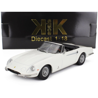 KK SCALE FERRARI 365 CALIFORNIA SPIDER 1966 - WHITE 1/18