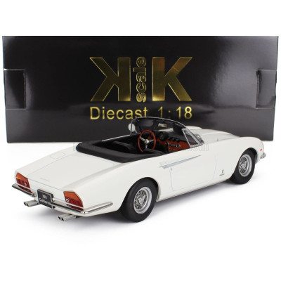 KK SCALE FERRARI 365 CALIFORNIA SPIDER 1966 - WHITE 1/18