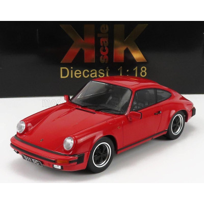 KK SCALE PORSCHE 911 SC COUPE 1983 - RED 1/18