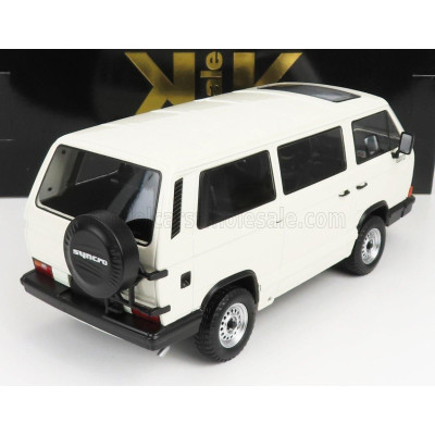 KK SCALE VOLKSWAGEN T3 MINIBUS SYNCRO 1987 - WHITE 1/18