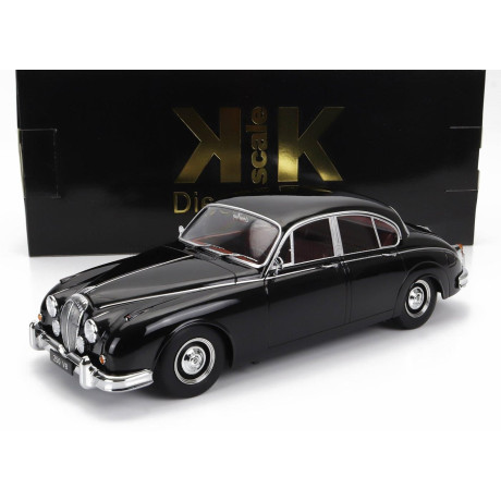 KK SCALE DAIMLER 250 V6 LHD 1962 - BORDEAUX INTERIOR - BLACK 1/18