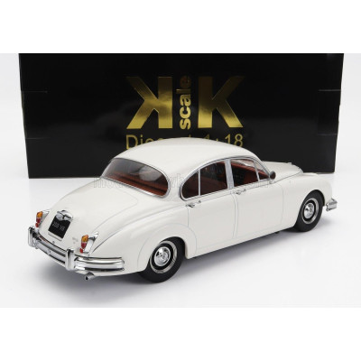 KK SCALE DAIMLER 250 V6 LHD 1962 - BROWN INTERIOR - WHITE 1/18