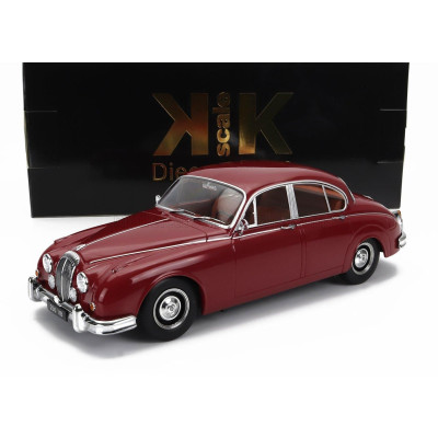 KK SCALE DAIMLER 250 V6 LHD 1962 - BROWN INTERIOR - RED 1/18
