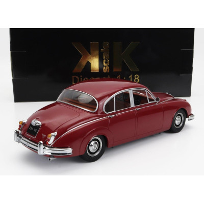 KK SCALE DAIMLER 250 V6 LHD 1962 - BROWN INTERIOR - RED 1/18