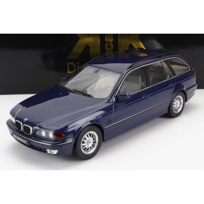 KK SCALE BMW 5-SERIES 530d (E39) TOURING SW STATION WAGON 1997 - BLUE MET 1/18
