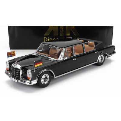 KK SCALE MERCEDES BENZ S-CLASS 600 PULLMAN (W100) LANDAULET SEMICONVERTIBLE QUEEN ELIZABETH II - KURT GEORG KIESINGER 1965 - BLA