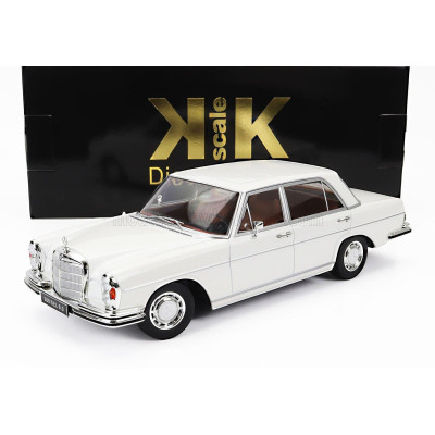 KK SCALE MERCEDES BENZ S-CLASS 300SEL 6.3 (W108) 1967-1972 - WHITE 1/18