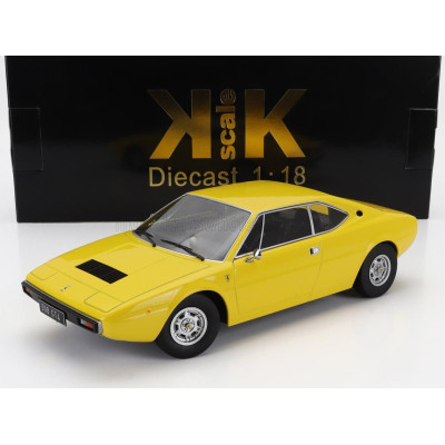KK SCALE FERRARI DINO 308 GT4 1974 - YELLOW 1/18