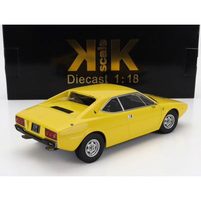 KK SCALE FERRARI DINO 308 GT4 1974 - YELLOW 1/18