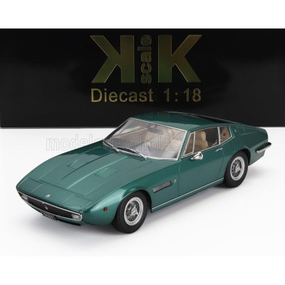 KK SCALE MASERATI GHIBLI COUPE 1969 - GREEN MET 1/18