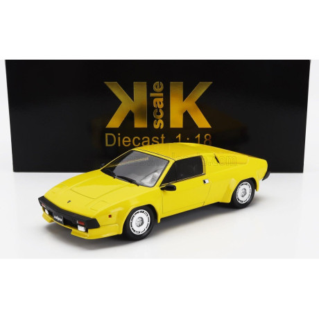KK SCALE LAMBORGHINI JALPA 3500 1982 - YELLOW 1/18