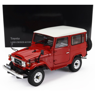 KYOSHO TOYOTA FJ40 LAND CRUISER 1980 - RED 1/18