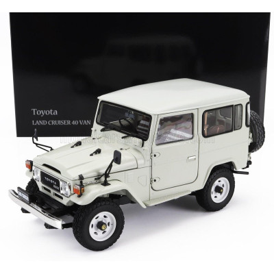 KYOSHO TOYOTA FJ40 LAND CRUISER 1980 - WHITE 1/18