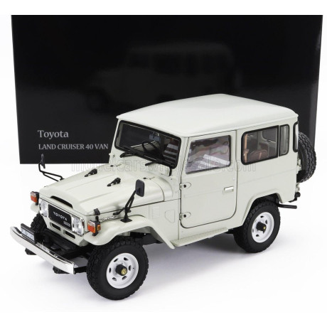 KYOSHO TOYOTA FJ40 LAND CRUISER 1980 - WHITE 1/18