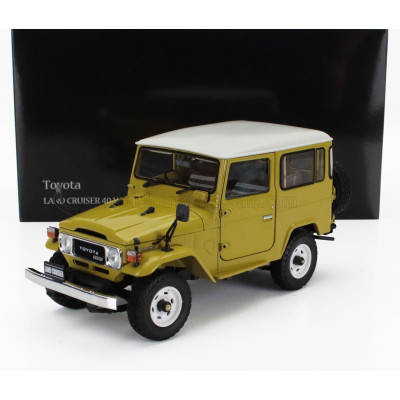 KYOSHO TOYOTA FJ40 LAND CRUISER 1980 - YELLOW 1/18
