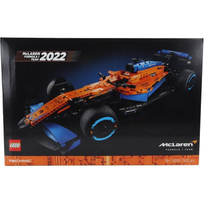LEGO McLAREN LEGO TECHNIC - F1  MCL36 TEAM MCLAREN SEASON 2022 - 1432 PEZZI - 1432 PIECES - ORANGE LIGHT BLUE 1/8