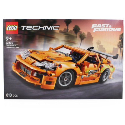 LEGO TOYOTA LEGO TECHNIC - BRIAN'S SUPRA MKIV 1995 - PAUL WALKER - FAST & FURIOUS - 810 PEZZI - 810 PCS - ORANGE